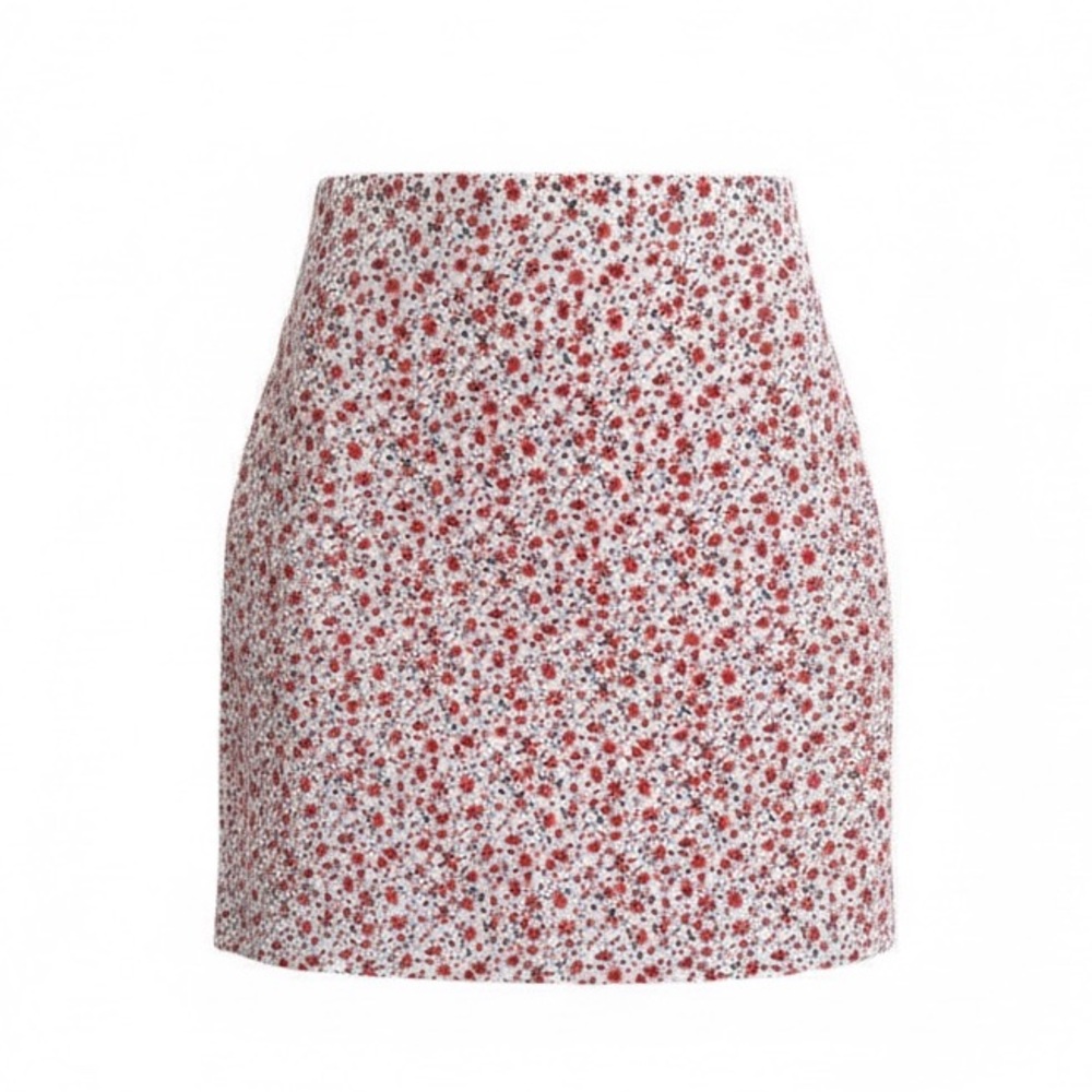 Brandy Melville Y2K Floral Mini Skirt Coquette Rare